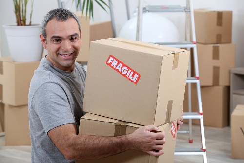 Mobile self storage container delivered to a Chislehurst home