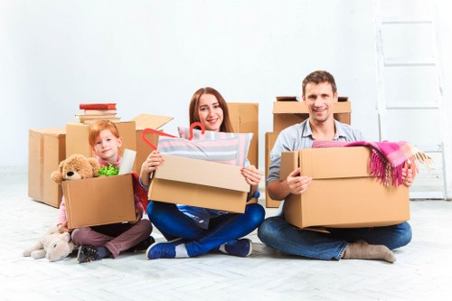 Packing and transport support for a house move in Chislehurst