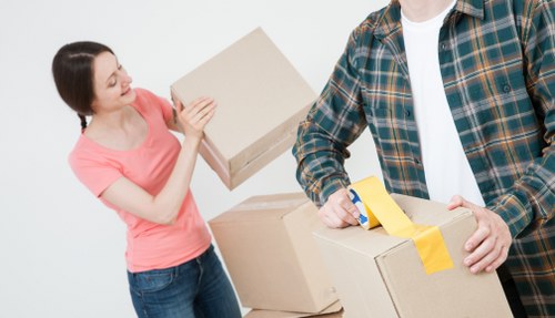 Packing supplies and organised moving boxes in Chislehurst