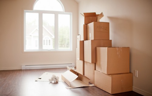 Secure storage solution for household items during a move in Chislehurst