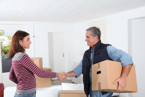 Professional storage team maintaining secure and insured premises