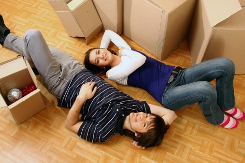 Packing office equipment for a business relocation in Chislehurst