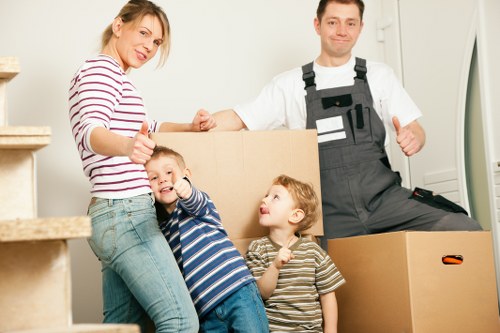 Post-move office setup after removals in Chislehurst